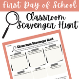 Classroom Scavenger Hunt and Teacher Investigation for the