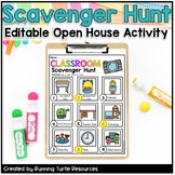 Classroom Scavenger Hunt for Open House, Meet the Teacher 