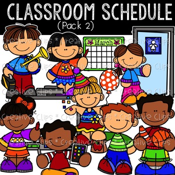 daily schedule clipart school clipart school