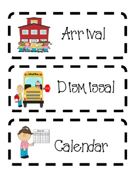Classroom Schedule Poster by Miss Means | TPT