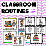 Classroom Schedule and Routine Visuals for 3K, Preschool, 
