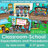 Classroom-School Expectations and Procedures Visuals