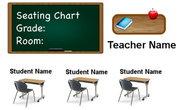Preview of Classroom Seating Chart-Flipchart