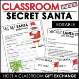 Classroom Secret Santa Gift Exchange Kit - Questionnaire &