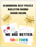 Classroom Self-Puzzle Bulletin Board/ Door Decor