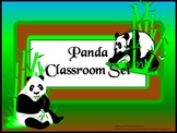 Classroom Set- PANDA THEME
