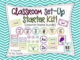 Classroom Set-Up Starter Kit! {Chevron Theme Bundle}