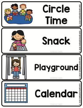 Classroom Setup: Schedule Cards | Editable | Back To School | TpT