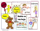 Classroom Signs and Commands in Spanish