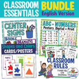 Classroom Signs and Posters BUNDLE