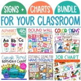 Classroom Signs and Posters Bundle