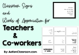 Teacher Appreciation Posters & Paraprofessional Appreciati