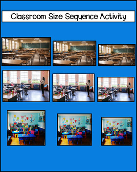 Preview of Classroom Size Sequence Activity