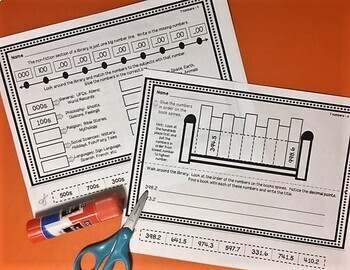 dewey decimal number order worksheets for library distance learning