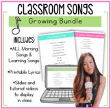 Classroom Songs GROWING Bundle! | Learning Songs | Classro