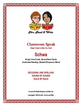 Preview of Classroom Speak: Teaching Schwa