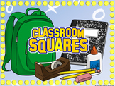Classroom Squares PowerPoint Template - Plays Like Hollywo