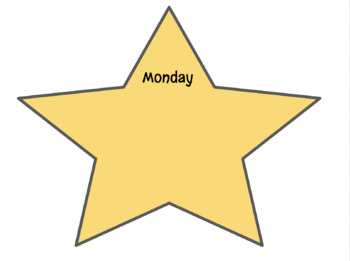 Preview of Classroom Stars - Star of the Day Stars