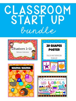 Preview of Classroom Start Up Bundle! (Bahasa Indonesia-English) - cheaper!