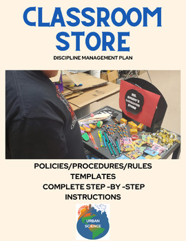 Preview of Classroom Store/ Discipline Management Plan