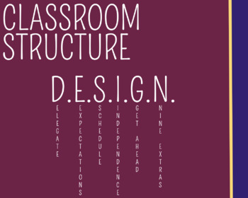 Preview of Classroom Structure: D.E.S.I.G.N.