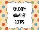 Classroom Student Number Tags