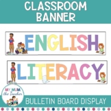 Classroom Subject Banner - English | FREE