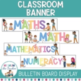Classroom Subject Banner - Maths | FREE