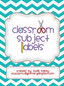classroom subject labelschevron by katie sonntag proudly primary