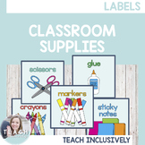 Classroom Supplies Labels
