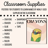 Classroom Supplies Posters