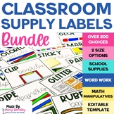 Classroom Supply and Bin Labels - Ultimate Organization Bu