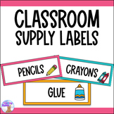 FREE Classroom Supply Labels | Classroom Organization