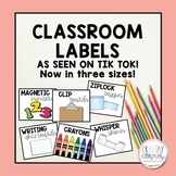 Classroom Supply Labels for Ultimate Organization! OVER 25