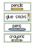 Classroom Supply Labels (with images)