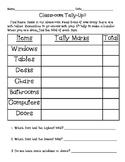 Classroom Tally-Up!- tally mark practice page