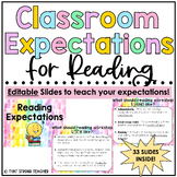 Classroom Teacher Expectations for Reading