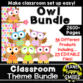 Owl Classroom Theme Bundle