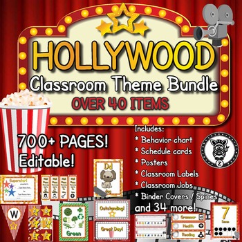 Printable Clapboard Decoration  Hollywood party theme, Hollywood