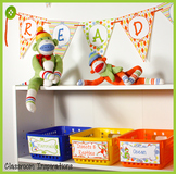 Classroom Themed Décor – Sock Monkey Bundle