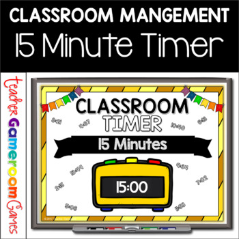 Timer for Kids 15 Minutes! Timer with Music for Classroom