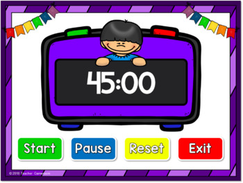 Classroom Timer - 45 Minutes Teacher Gameroom |