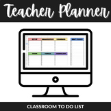 Classroom To-Do List by Topics-  Organization Technology D