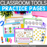 Classroom Tools Scissor Practice for Kindergarten | Cuttin