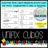 Classroom Tools Unifix Measuring Activity Sheet