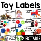 Classroom Toy Labels Real Pictures | Nonfiction | Editable