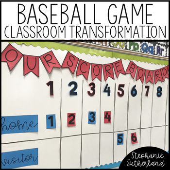 Preview of Classroom Transformation Kit: Test Prep Baseball Stadium
