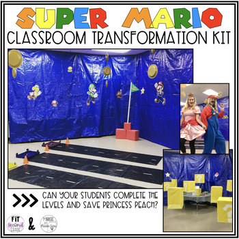 Preview of Reading Comprehension Classroom Transformation | Super Mario