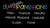 Classroom Transition Slideshow