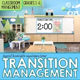 Classroom Transitions Management Tool & Editable Digital A